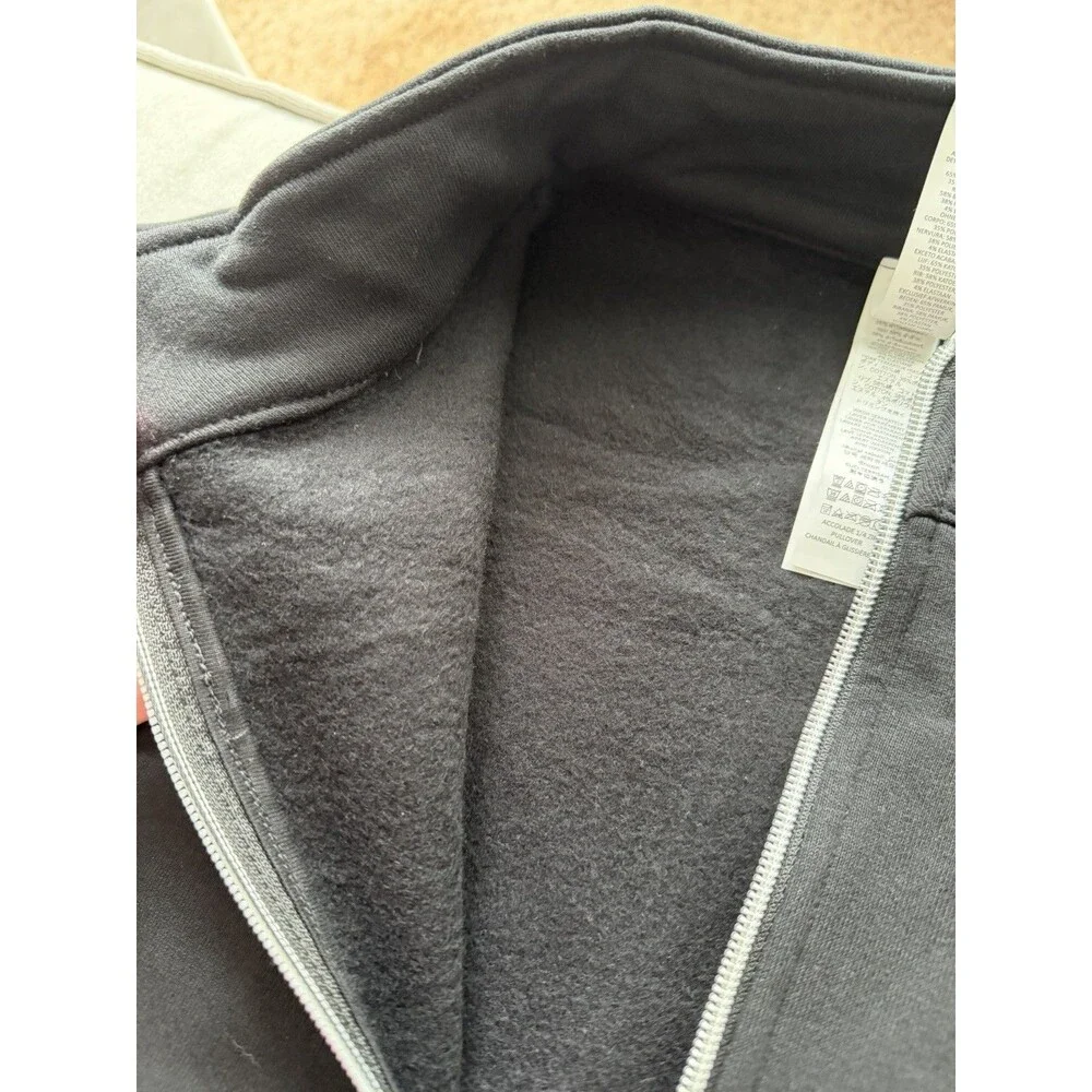 ALO YOGA Accolade 1/4 Zip Pullover Sweatshirt Black Size S Small NWT Fleece